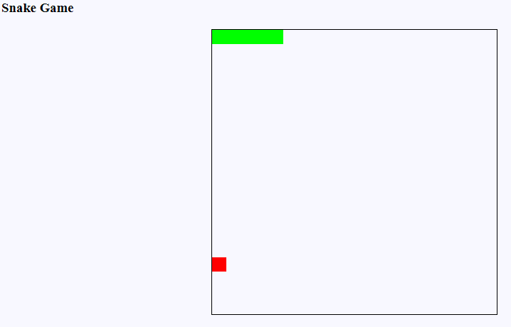 Screenshot of Classic Snake Game