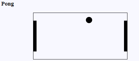 Screenshot of Classic Pong Game